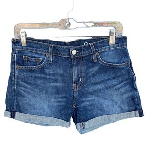 Gap 1969 Cuffed Jean Shorts Size 25